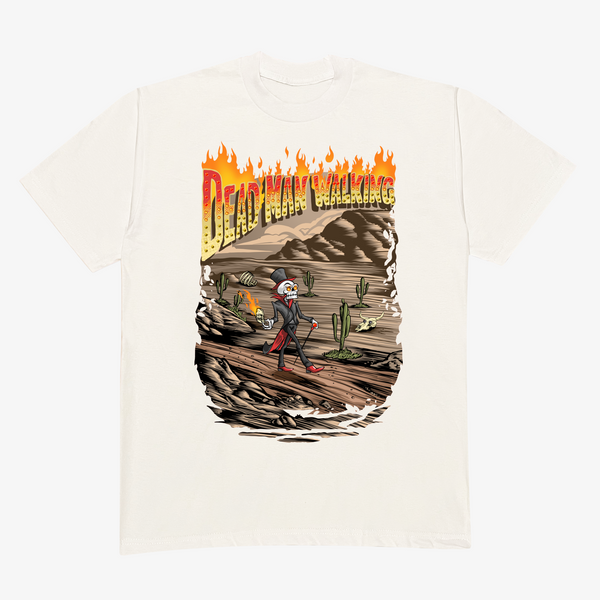 DEAD OUT WEST WHITE HEAVYWEIGHT TEE
